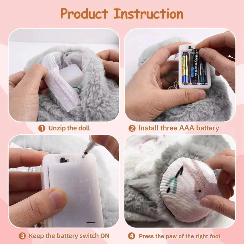 Calming Bunny Plushie β Soothing Comfort for Your Baby