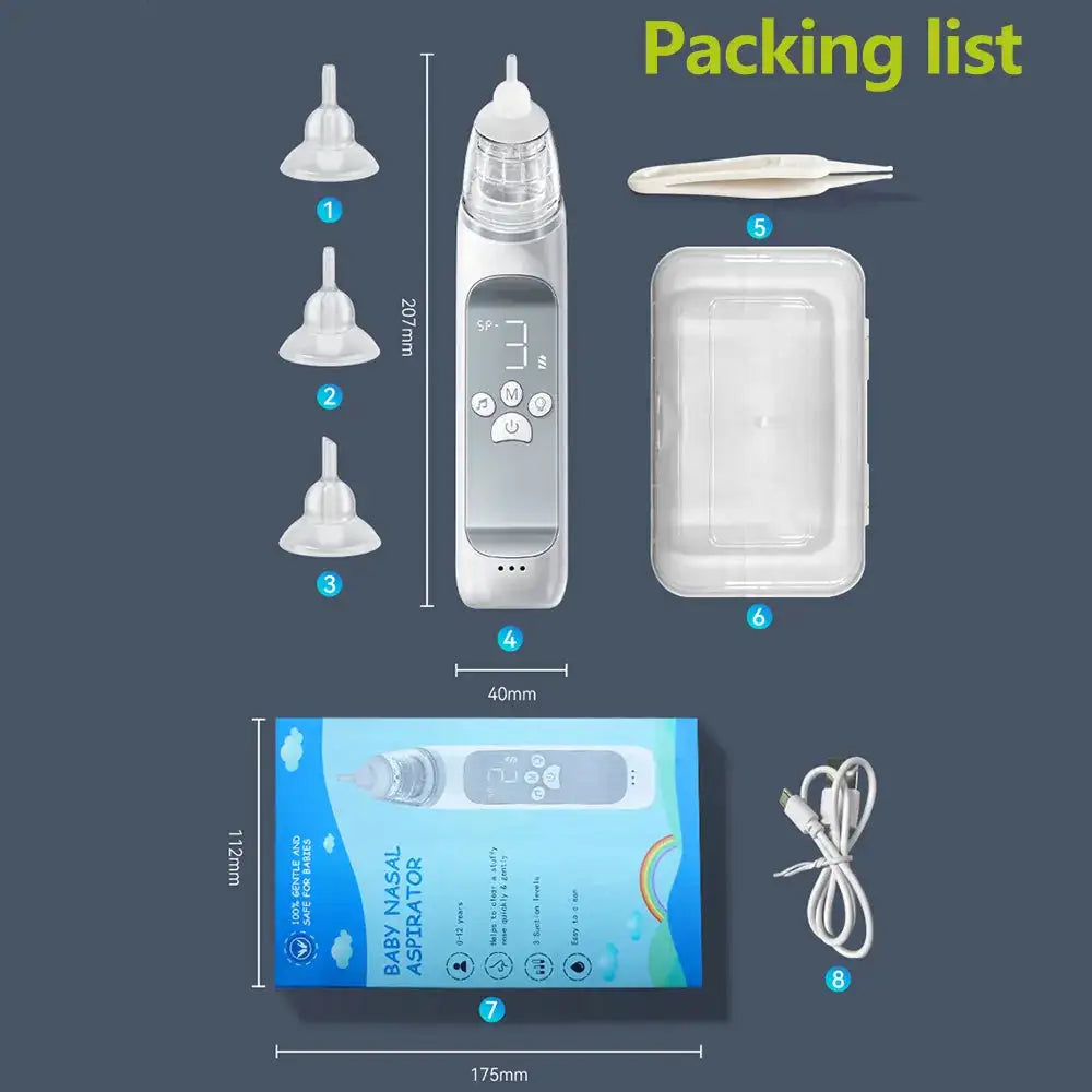 Baby Electric Nasal Aspirator – Safe & Gentle Nasal Care