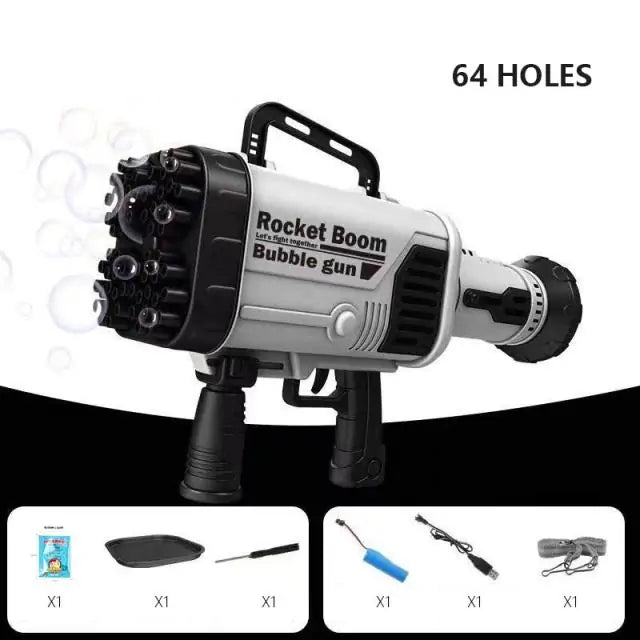 Safe & Portable Electric Bubble Gun β Endless Bubble Fun!