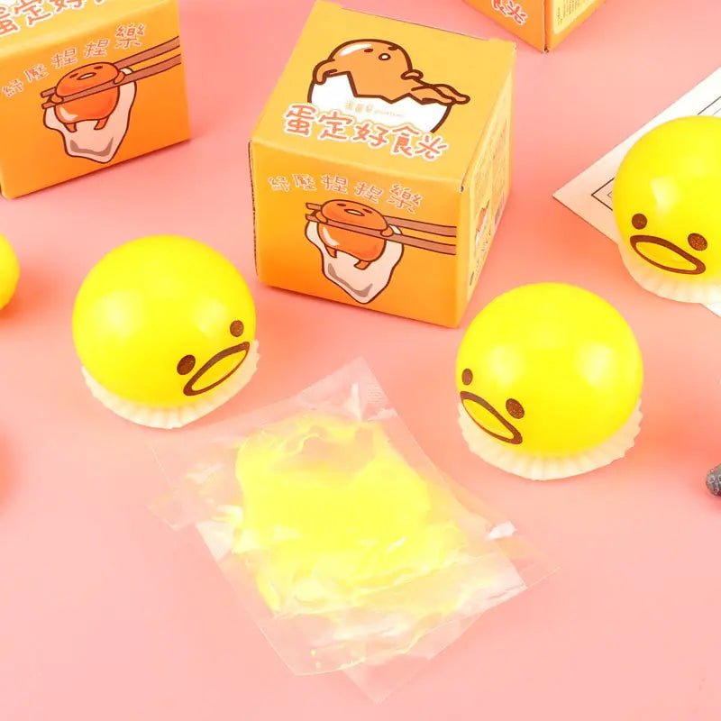 Puking Egg Yolk Stress Ball โ Fun, Safe, and Stress-Relieving