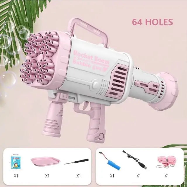 Safe & Portable Electric Bubble Gun β Endless Bubble Fun!