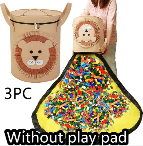 2-in-1 Toy Storage Bag & Play Mat – Tidy Up & Play Anywhere!