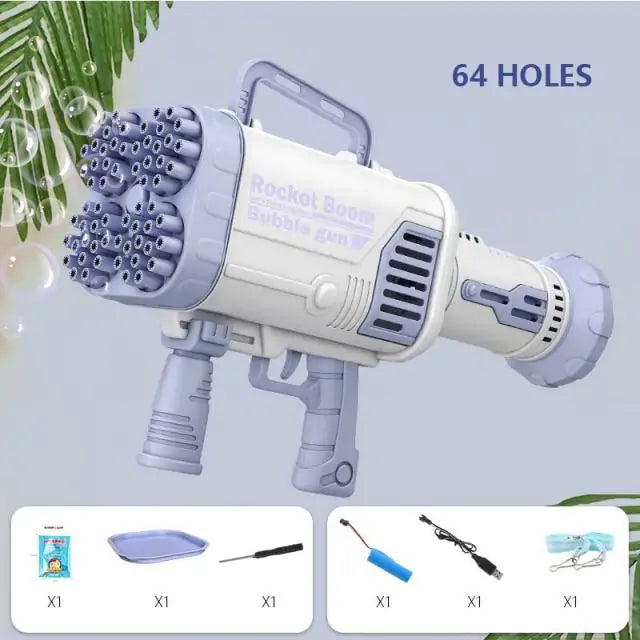 Safe & Portable Electric Bubble Gun β Endless Bubble Fun!