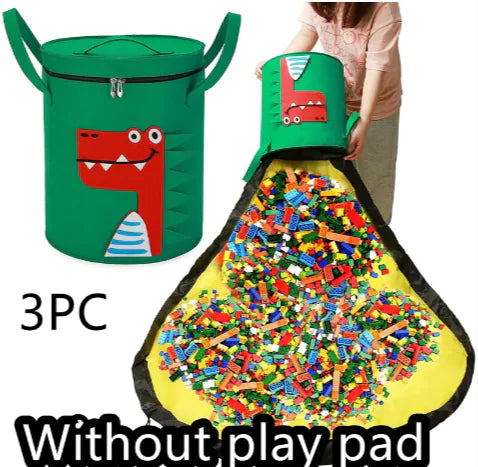 2-in-1 Toy Storage Bag & Play Mat – Tidy Up & Play Anywhere!