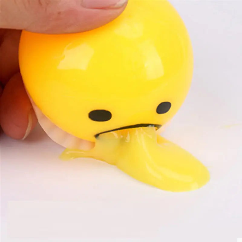 Puking Egg Yolk Stress Ball โ Fun, Safe, and Stress-Relieving