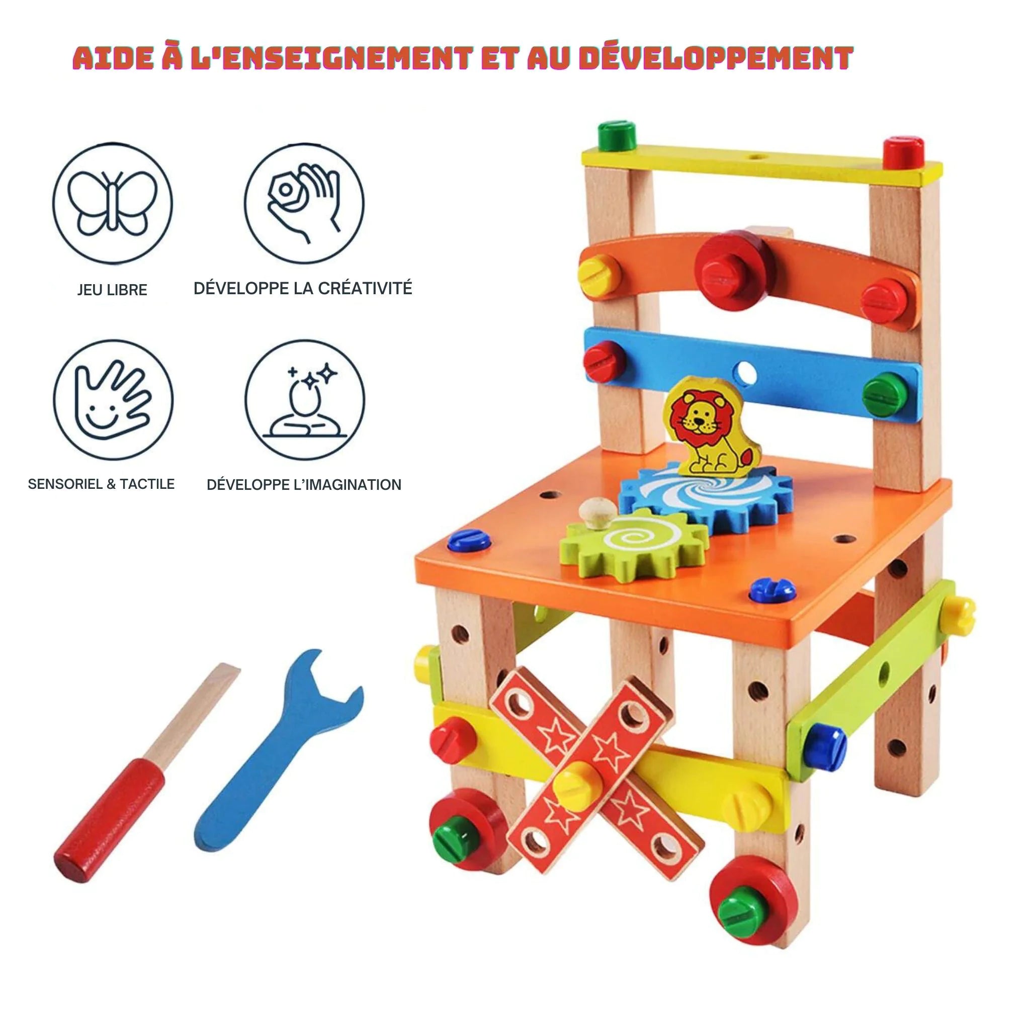 BricoKid Montessori Chair – Creative DIY Fun for Kids