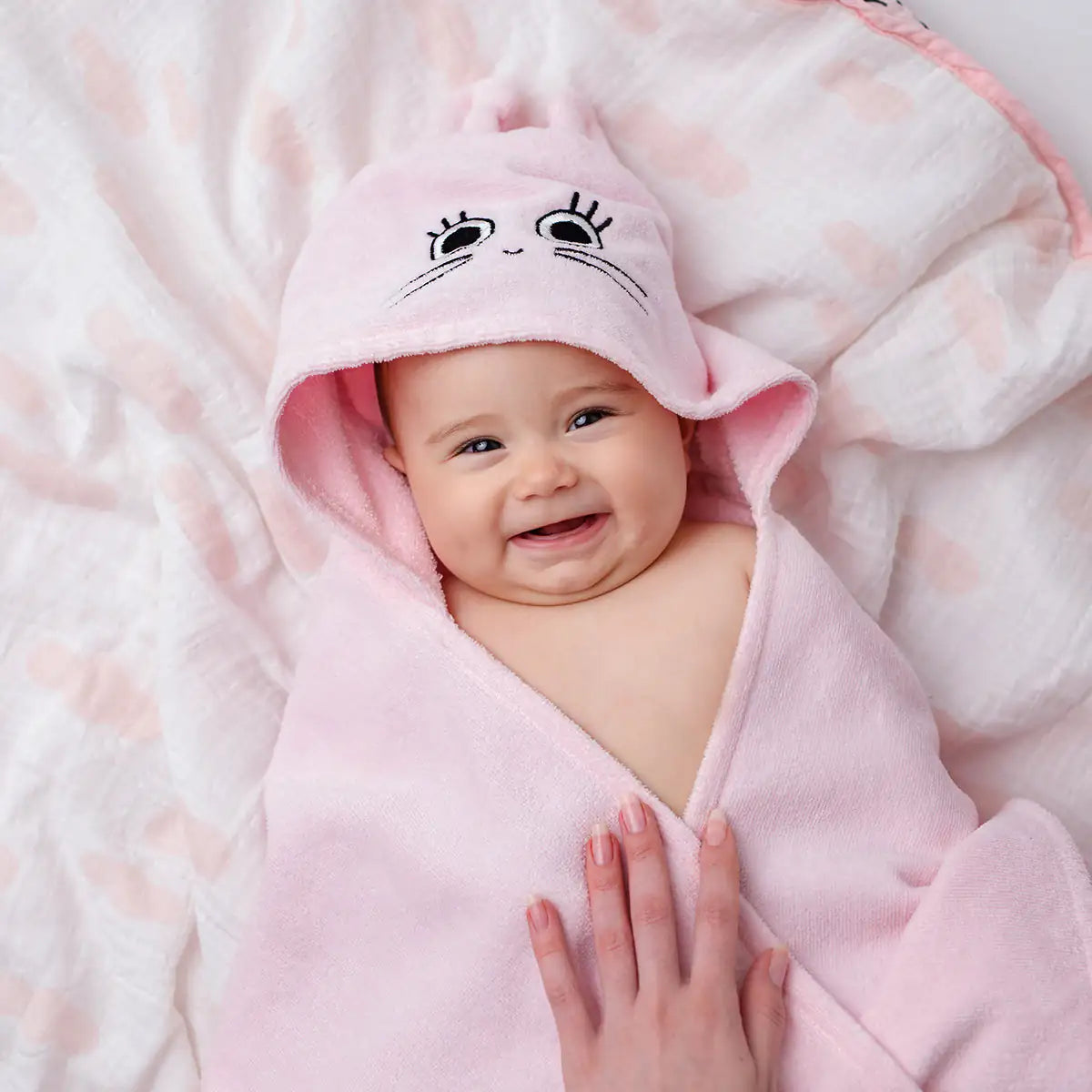 Extra Soft Baby Hooded Towel – 100% Turkish Cotton