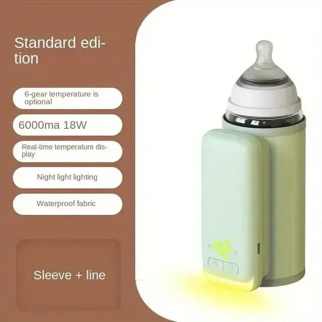 Rechargeable Baby Bottle Warmer – Safe & Portable Feeding Solution