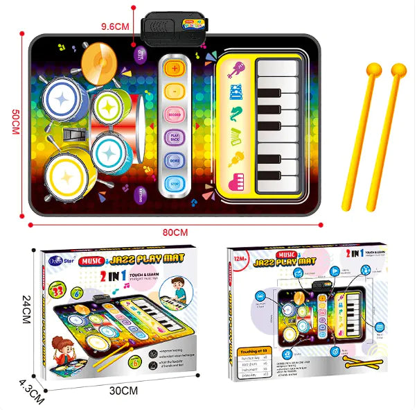Kids Multifunctional Drum Kit – Fun & Educational Music Toy