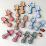 Baby Silicone Fork and Spoon Set