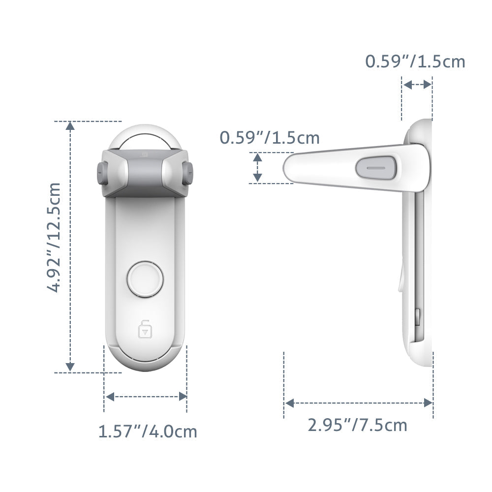 Baby Safety Door Lever Lock - YeahMommy
