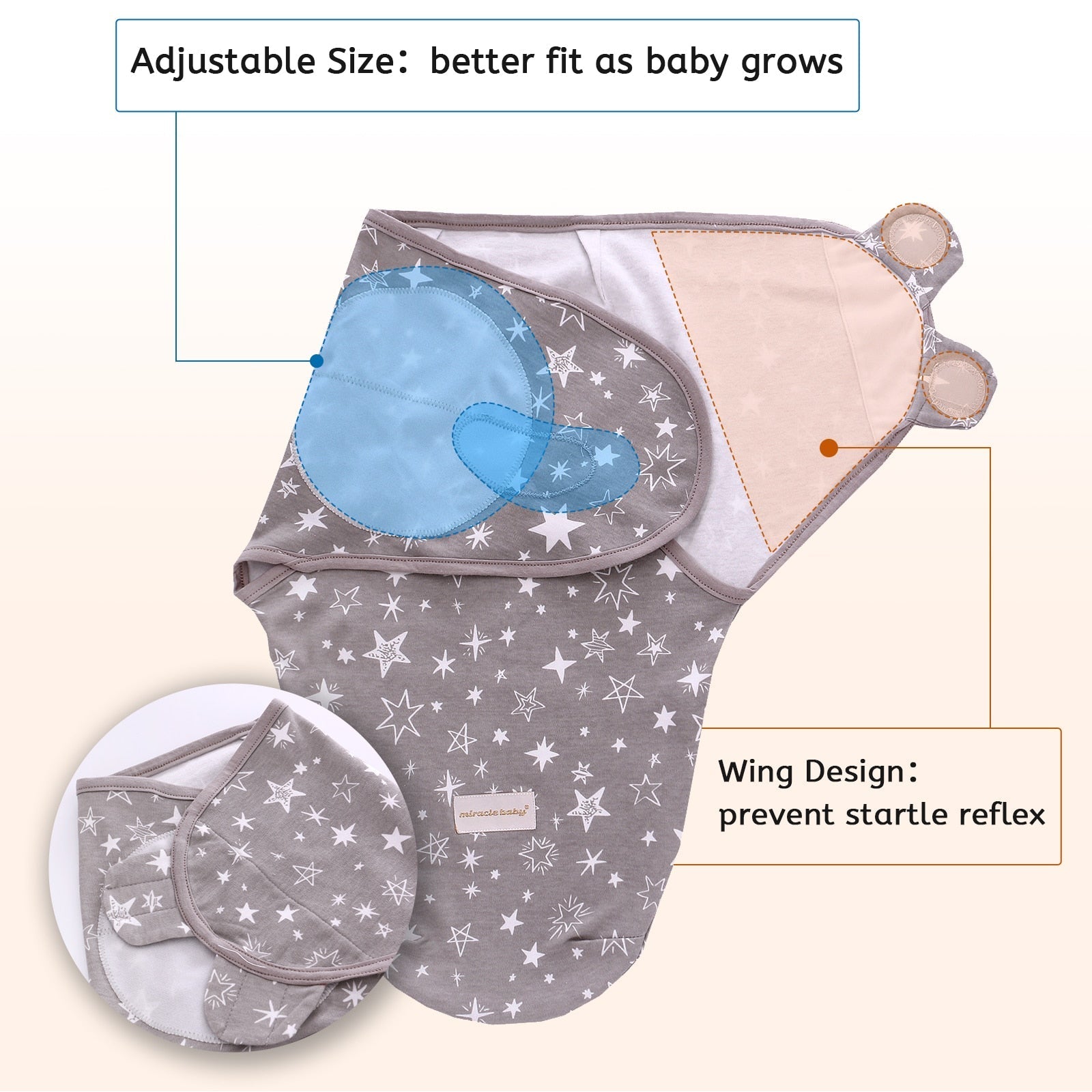 Sweet Dream Baby Swaddle - YeahMommy