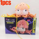 Octopus clockwork bath toy - YeahMommy