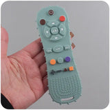 Safe TV Remote Silicone Teether – Fun Relief for Baby Gums