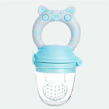 Silicone Teether & Fresh Food Feeder – Safe Relief & Healthy Feeding!