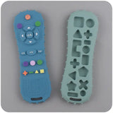 Safe TV Remote Silicone Teether – Fun Relief for Baby Gums