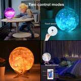 Galaxy Moon Lamp – Safe, Portable, Perfect Gift for Kids