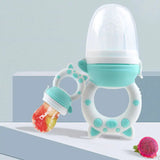 Silicone Teether & Fresh Food Feeder – Safe Relief & Healthy Feeding!