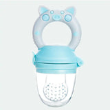 Silicone Teether & Fresh Food Feeder – Safe Relief & Healthy Feeding!