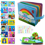 Tactile Adventure Baby Book – Engage, Explore, and Learn Through Touch!