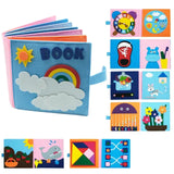 Tactile Adventure Baby Book – Engage, Explore, and Learn Through Touch!