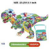 Dinosaur Puzzle for Kids – Fun, Educational, Safe & Portable