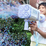 Safe & Portable Electric Bubble Gun – Endless Bubble Fun!