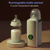 Rechargeable Baby Bottle Warmer – Safe & Portable Feeding Solution