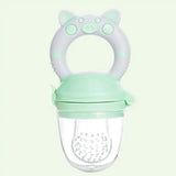 Silicone Teether & Fresh Food Feeder – Safe Relief & Healthy Feeding!