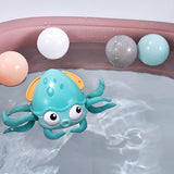 Octopus clockwork bath toy - YeahMommy