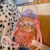 Kawaii Bear Water Bottle for Kids - YeahMommy