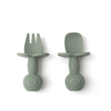 Baby Silicone Fork and Spoon Set - YeahMommy