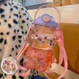 Kawaii Bear Water Bottle for Kids - YeahMommy