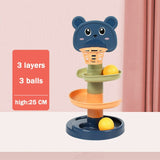 Baby Toys Rolling Ball Pile Tower - YeahMommy