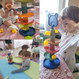 Baby Toys Rolling Ball Pile Tower - YeahMommy