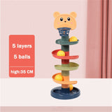 Baby Toys Rolling Ball Pile Tower - YeahMommy