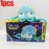 Octopus clockwork bath toy - YeahMommy